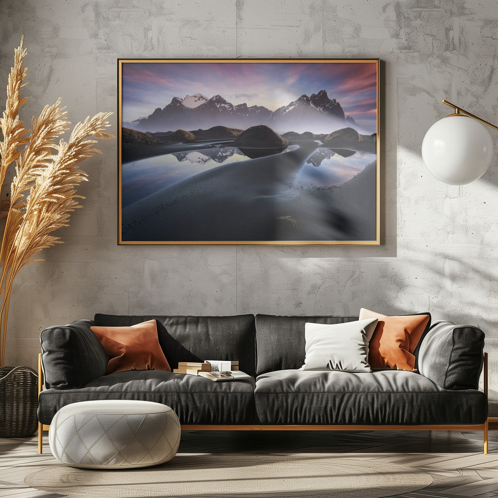 Glowing Vestrahorn | Poster