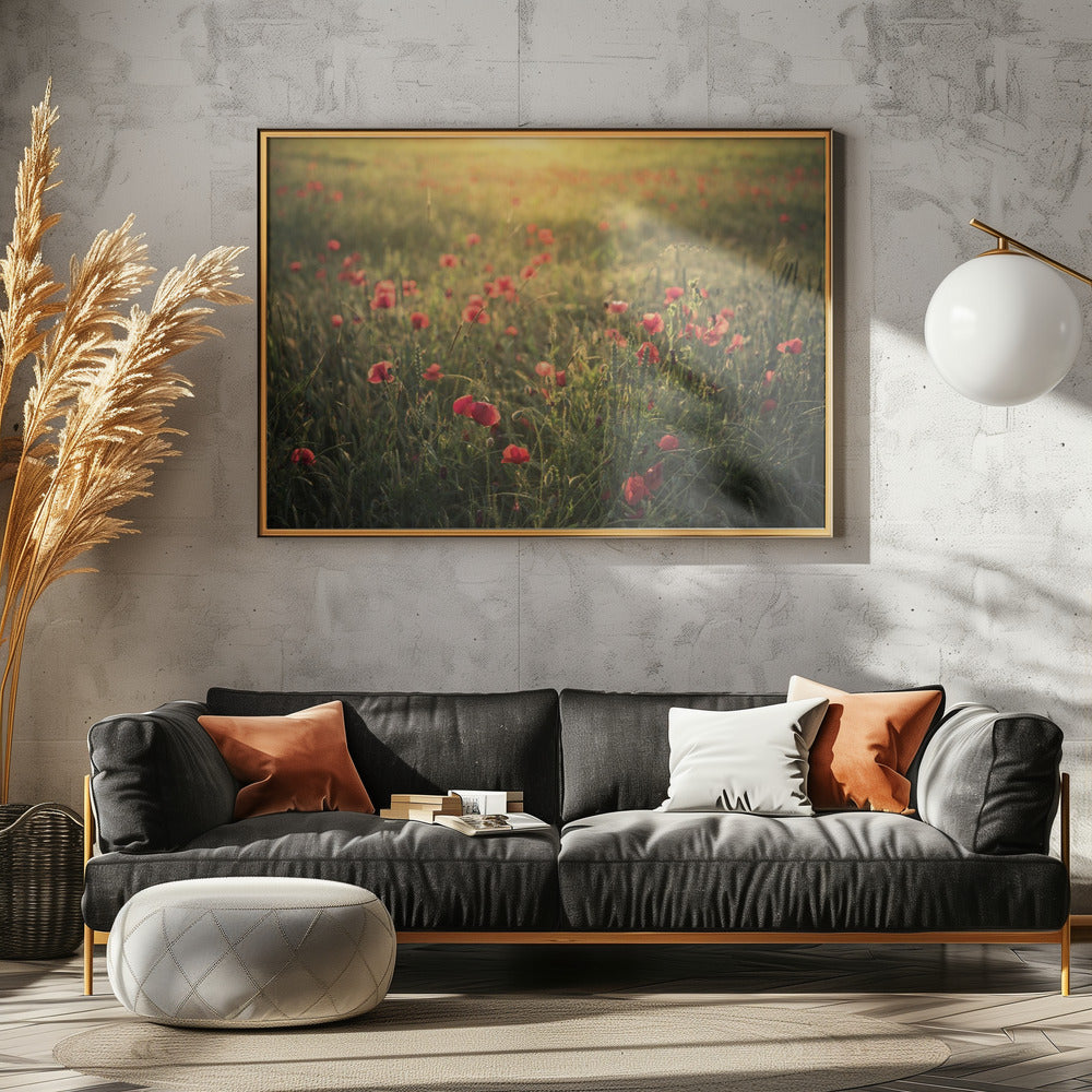 Poppy World III | Canvas