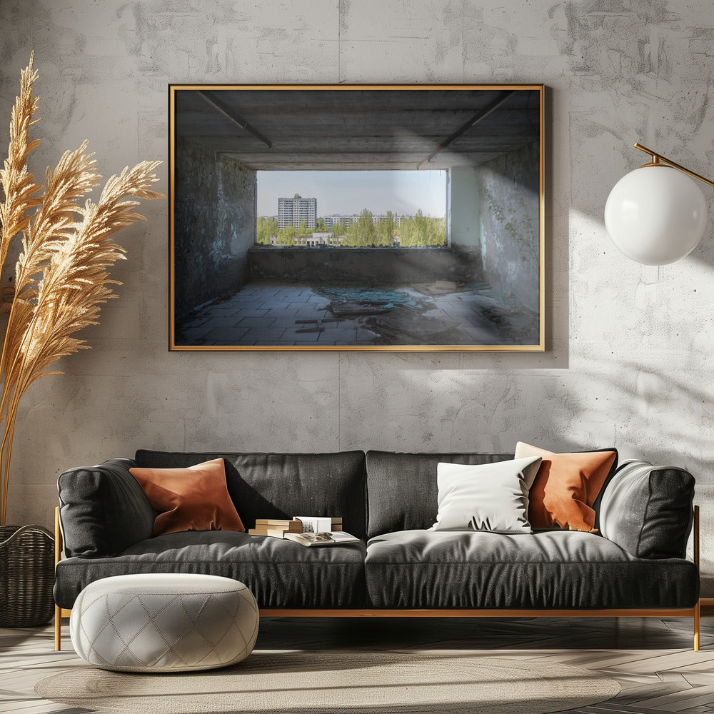 View at Pripyat in Chernobyl | Canvas