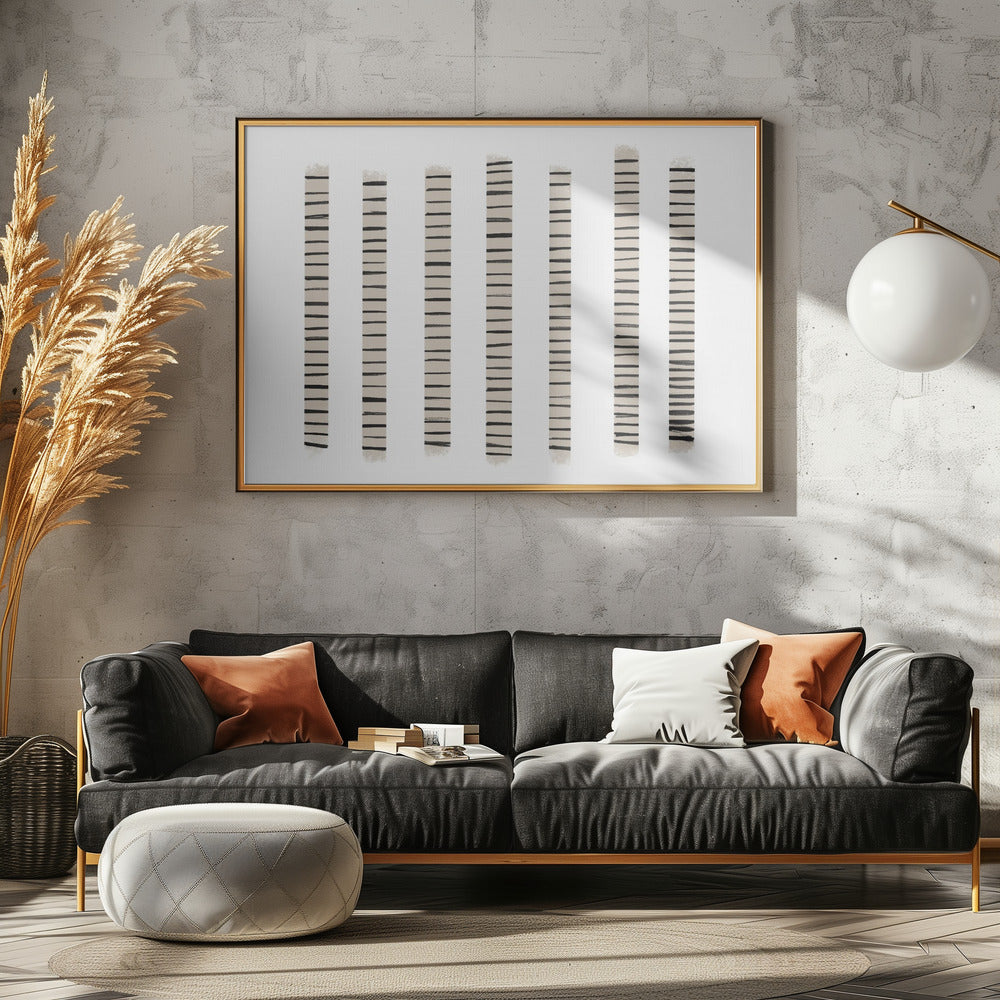 Monochrome Stripes | Poster