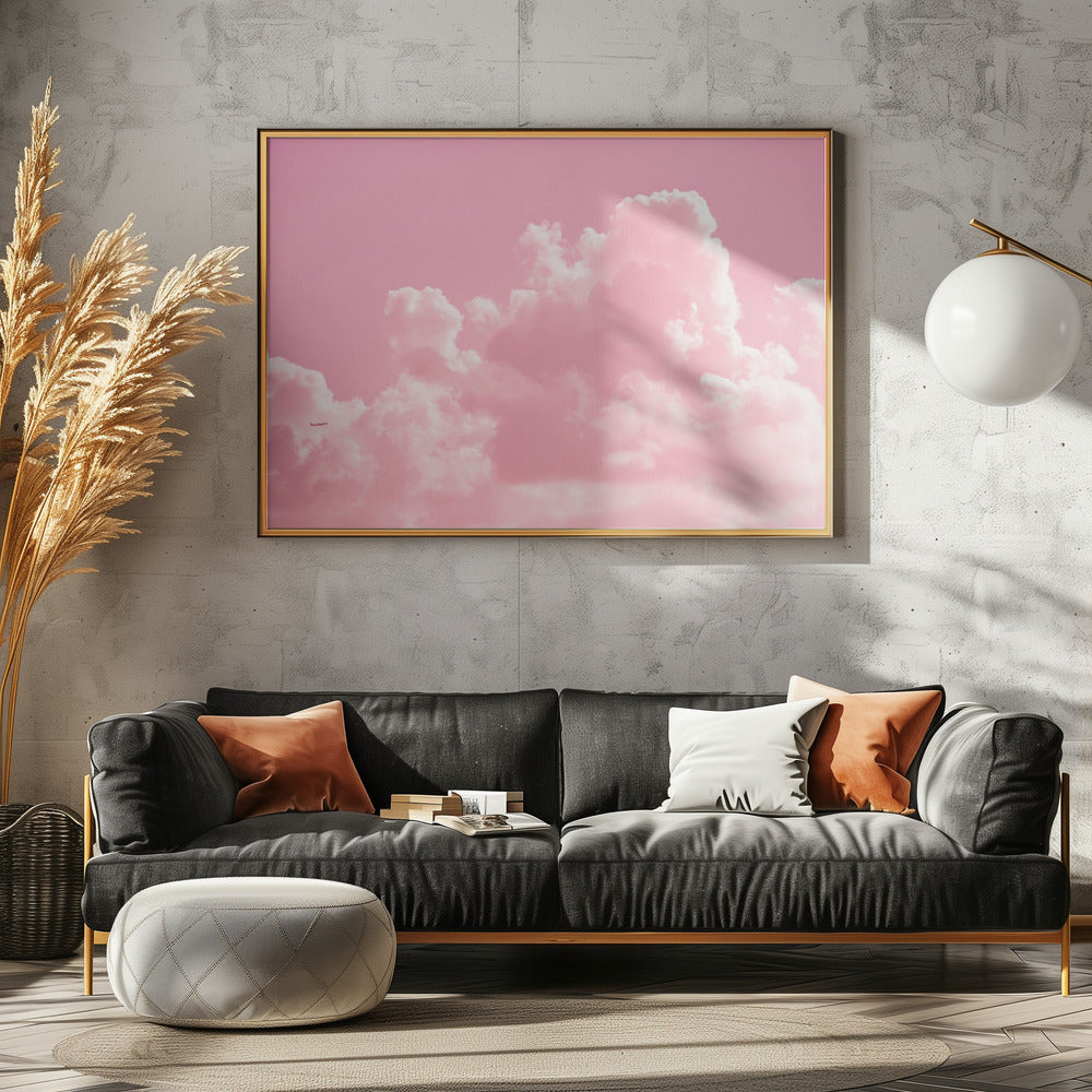Cloudy with a touch of Pink | Poster