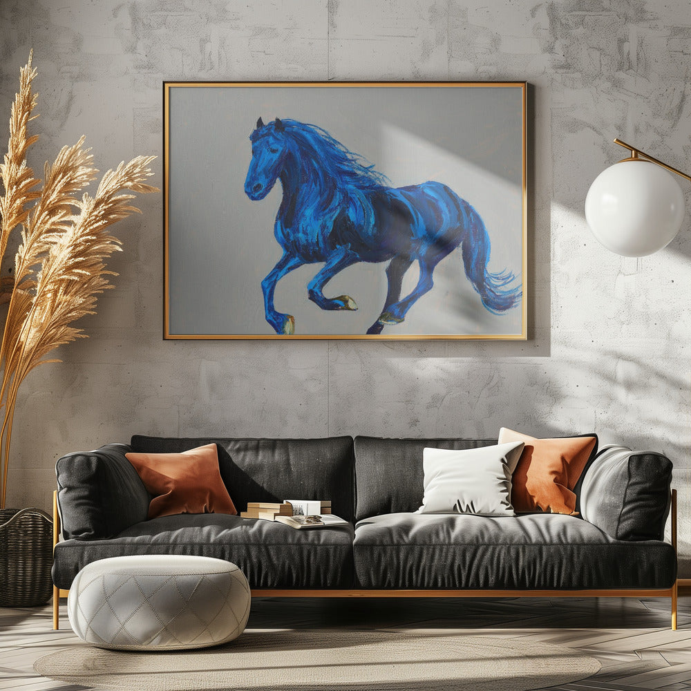 A Blue Horse | Poster