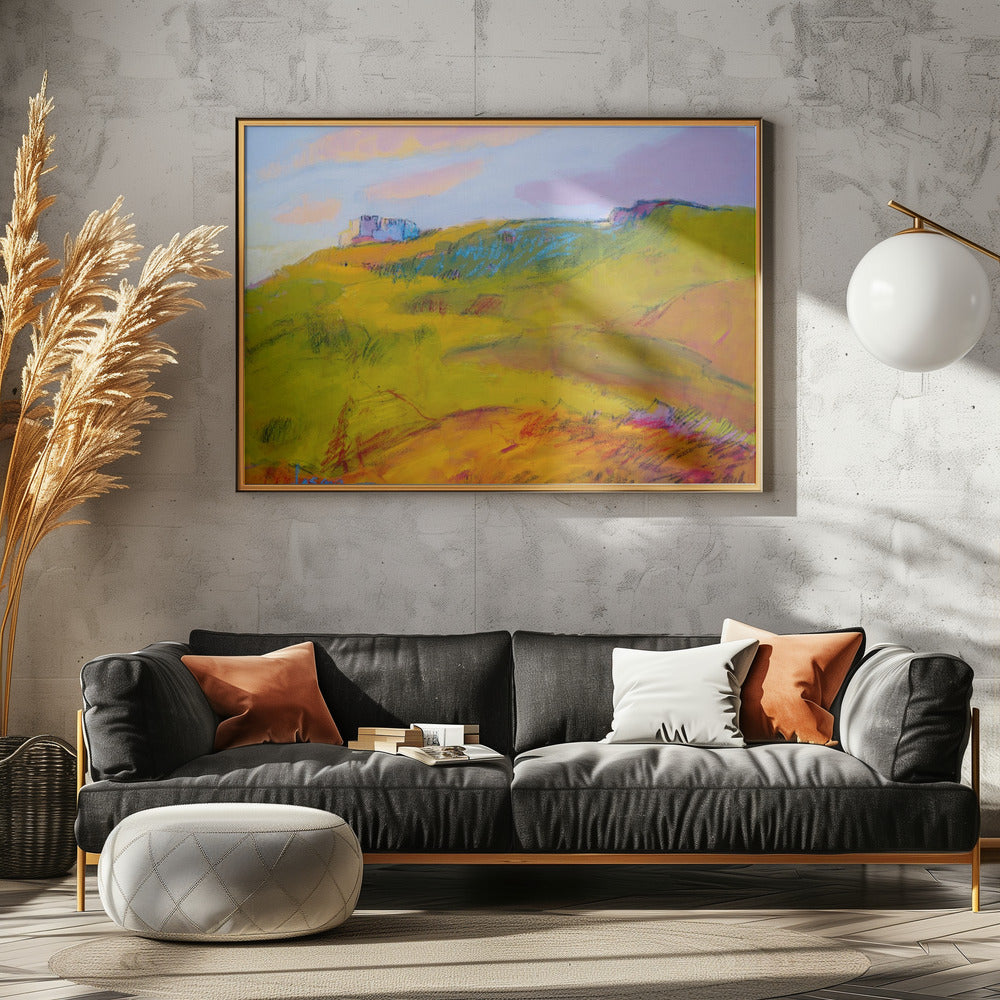 Vibrant Hillside Dream | Poster