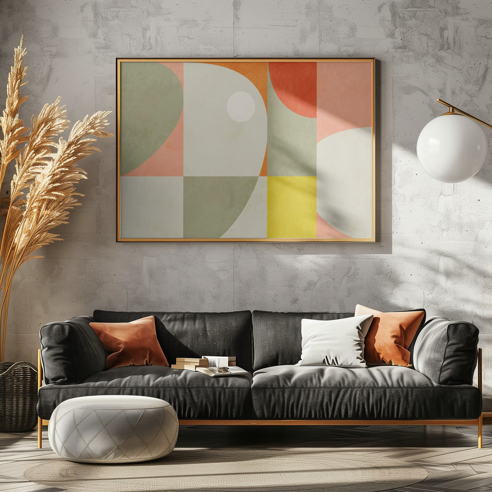 Summer Circles22 1 V | Canvas