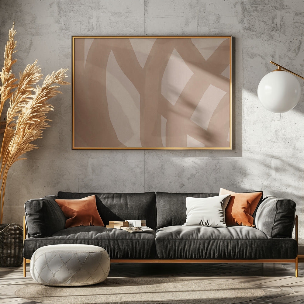 Neutral Abstract Watercolor In Nude and Pastel  9 | Canvas