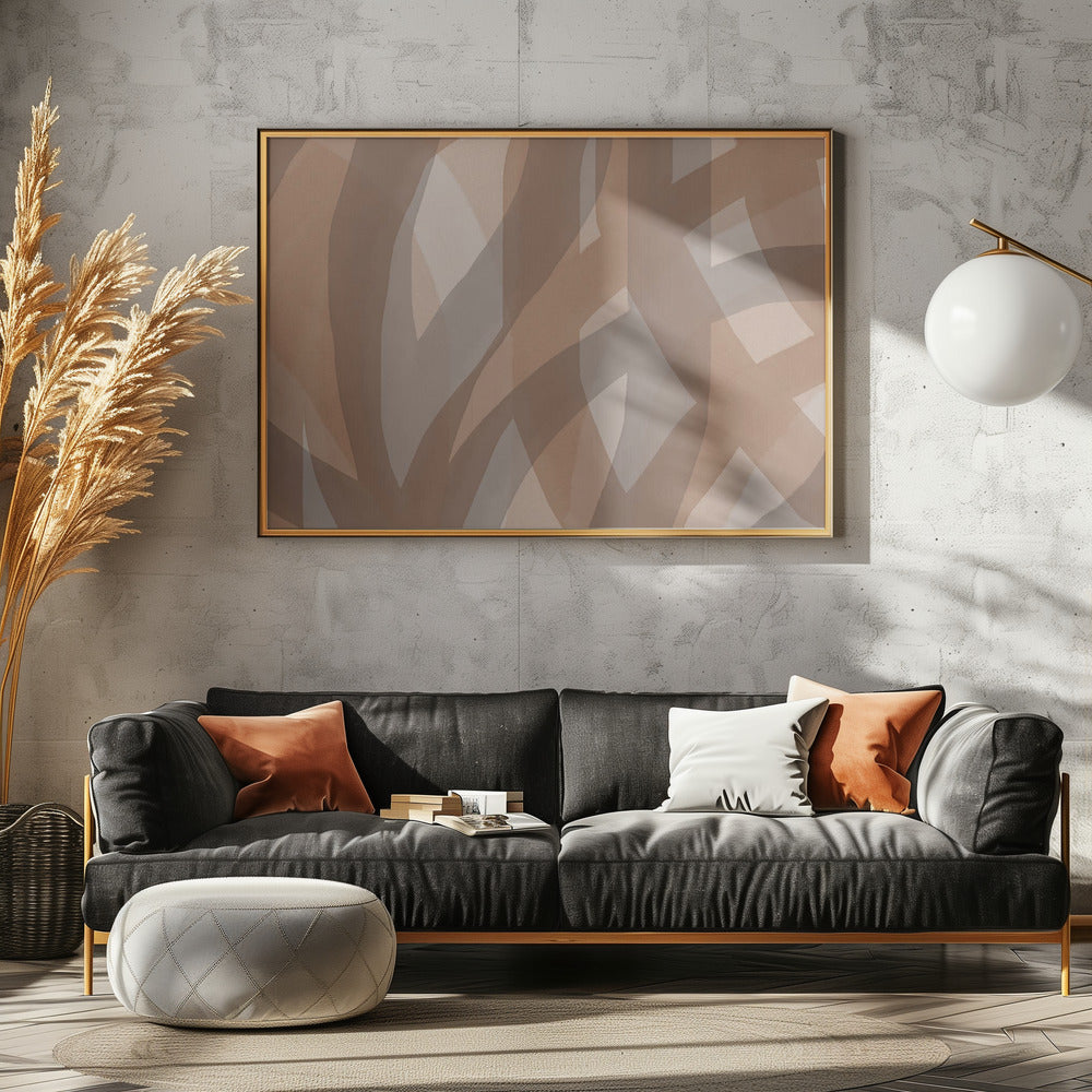Neutral Abstract Watercolor In Nude and Pastel 5 | Canvas