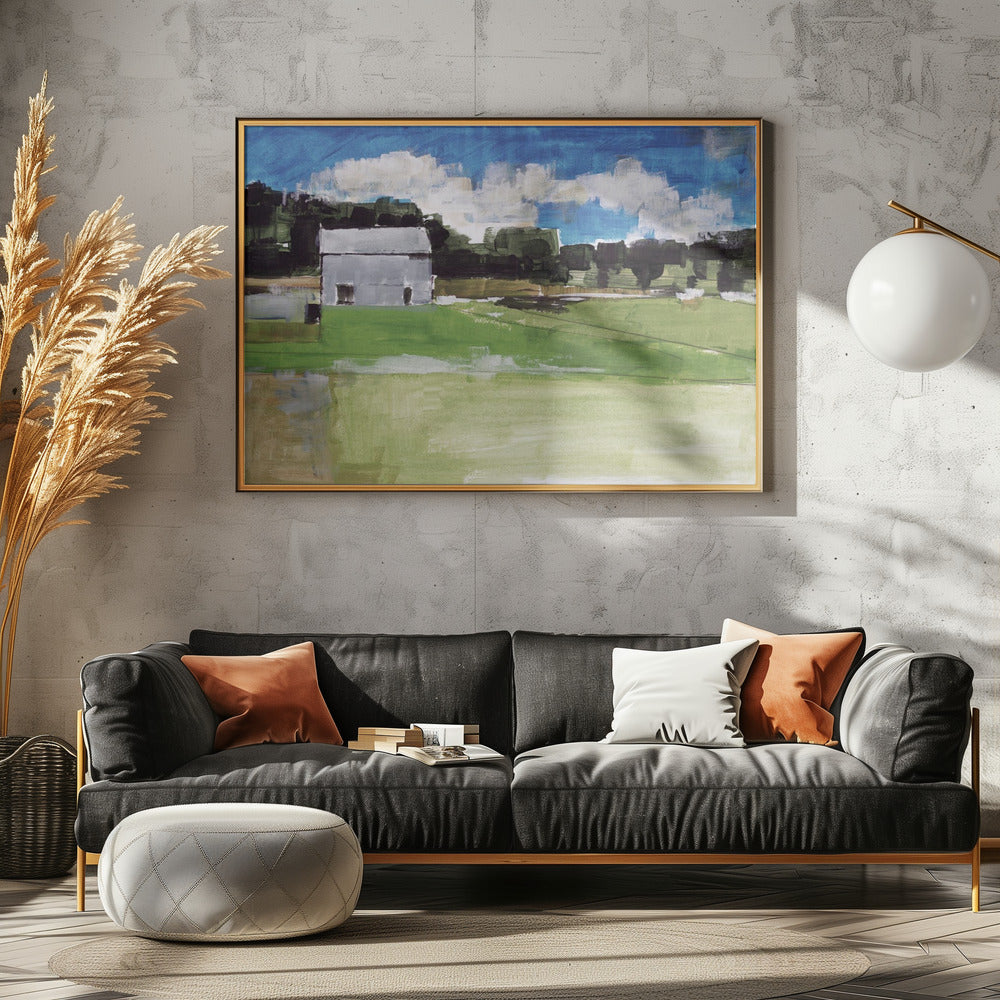 Barren Farm Barn Print No 2 | Poster