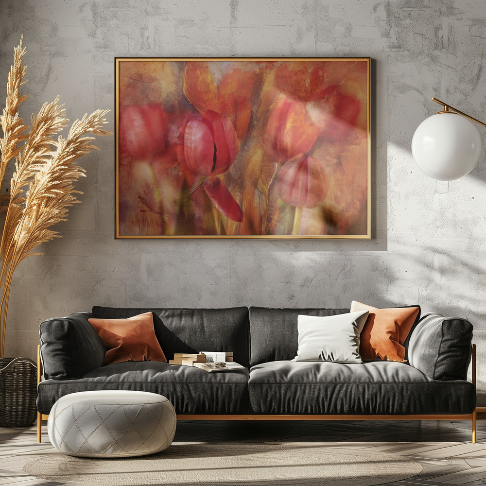 Painterly Tulips | Poster