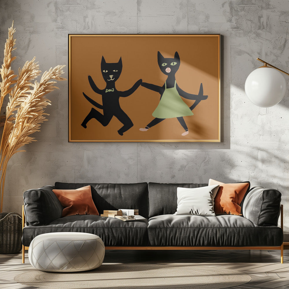 Dancing cats | Poster