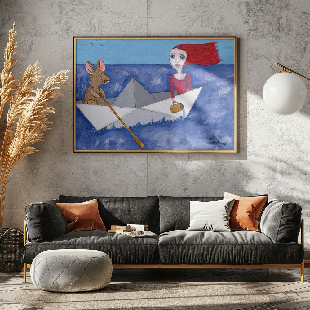 Don't go out in a paper boat with a Rat. | Canvas