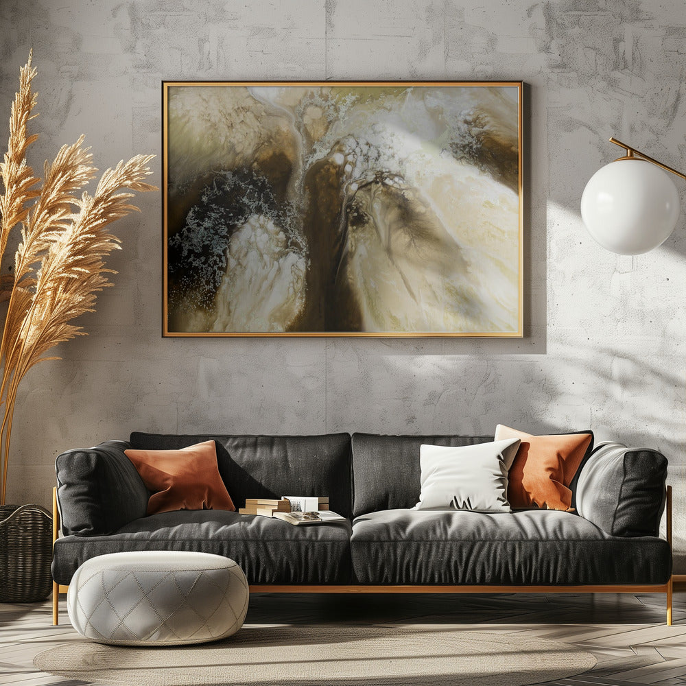 Rustic Abstract - Terra's Tapestry | Canvas