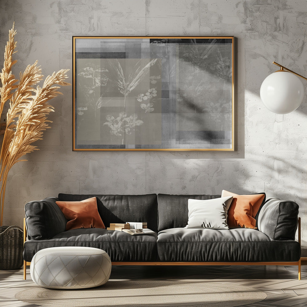 Abstract Botanicals in Neutral Tones | Canvas