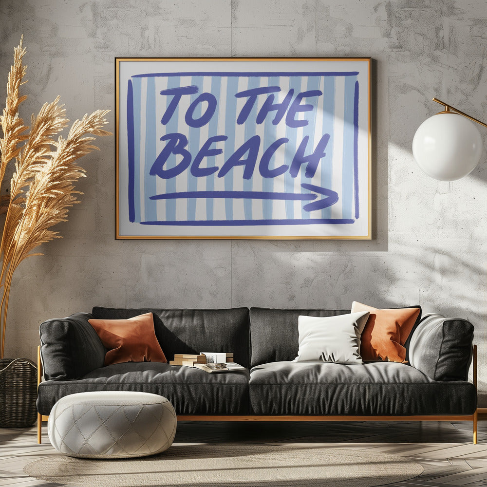 Beach Bound Signage | Poster