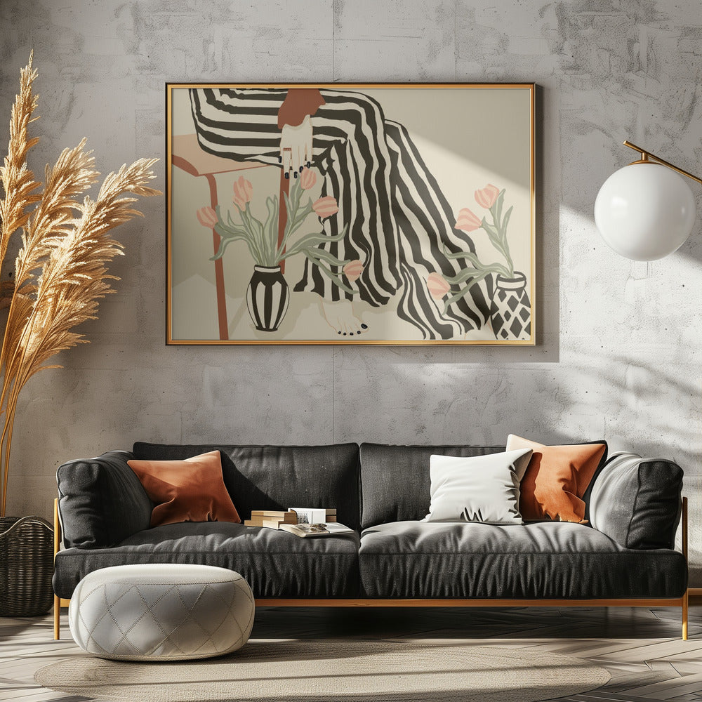 Tulips By My Feet | Canvas