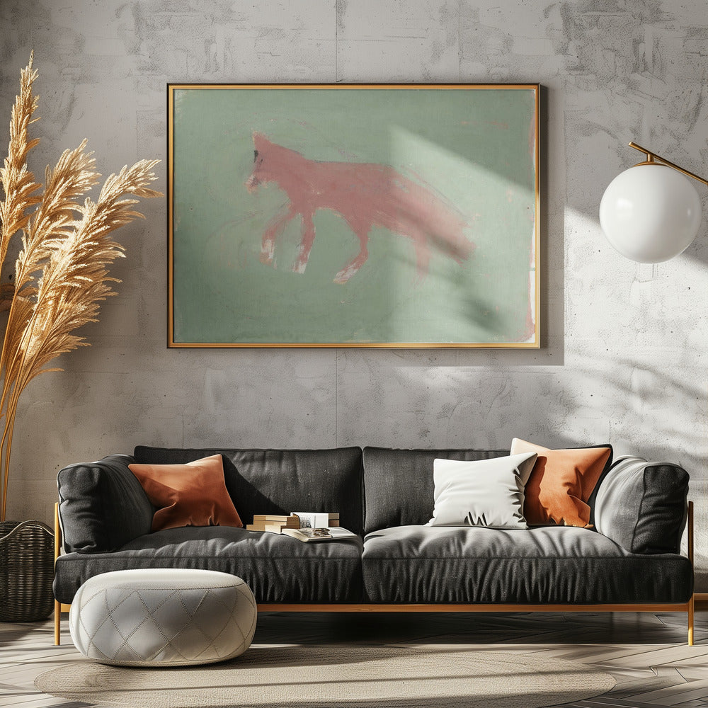 The Fox In Muted Tones | Poster