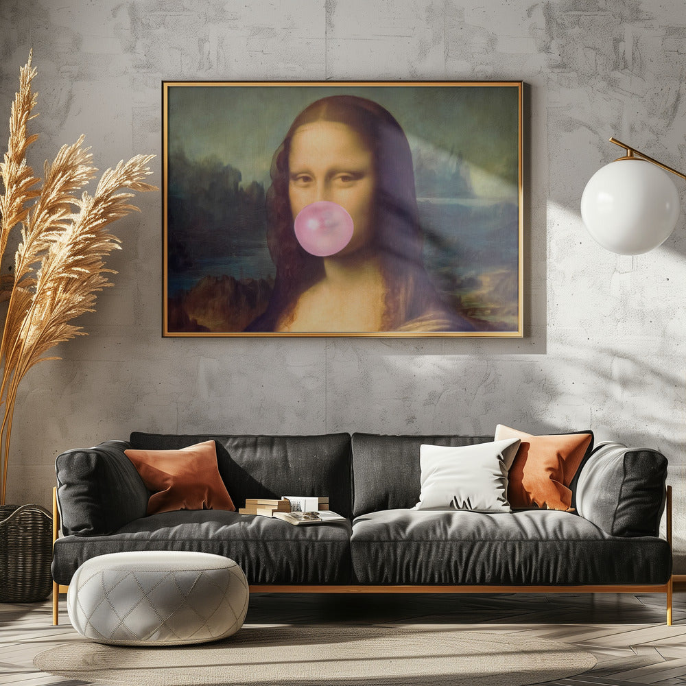 Mona Lisa Bubble Gum | Canvas