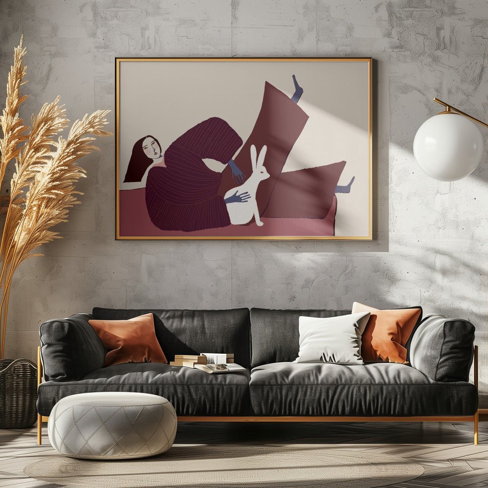 Rabbit lover | Canvas