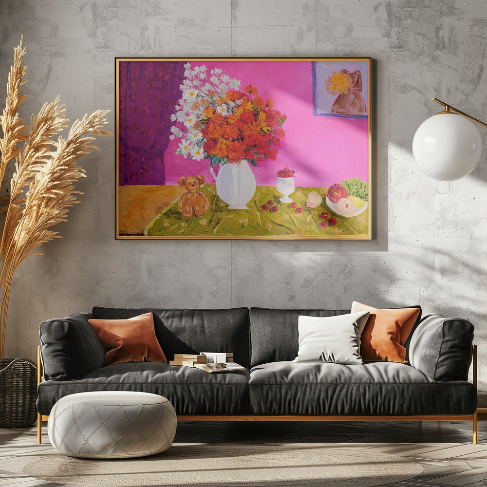 Vase Of Bright Flowers | Poster
