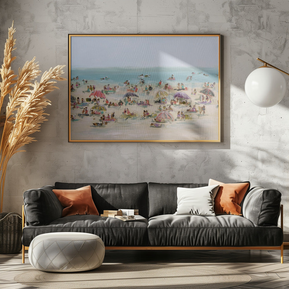 Impressionist Beach Scene | Poster