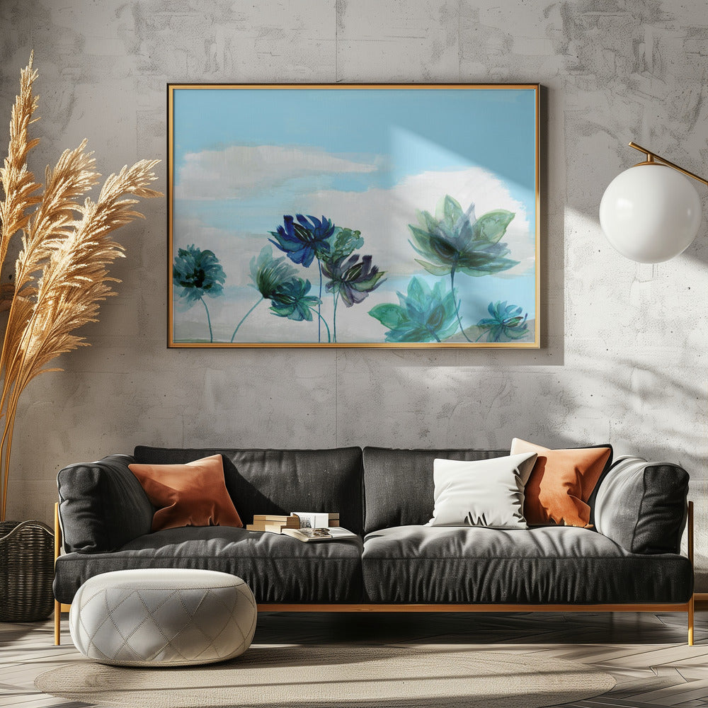 Azure Bloom Horizon | Canvas