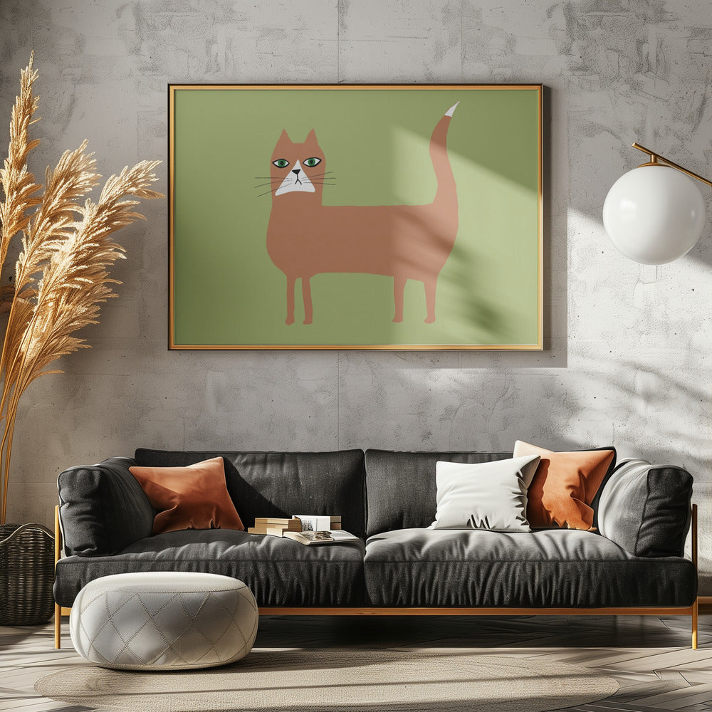Cat ginger orange | Poster