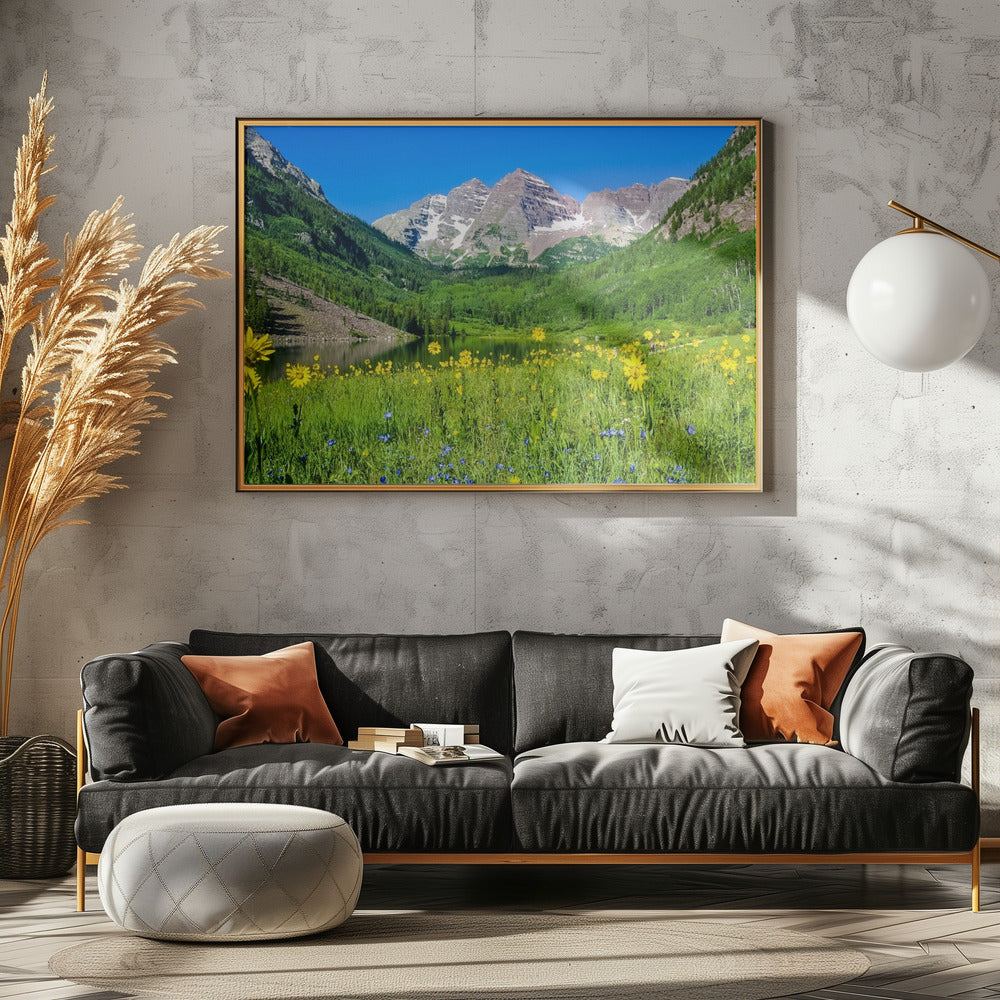 Maroon Bells Wildflowers | Poster