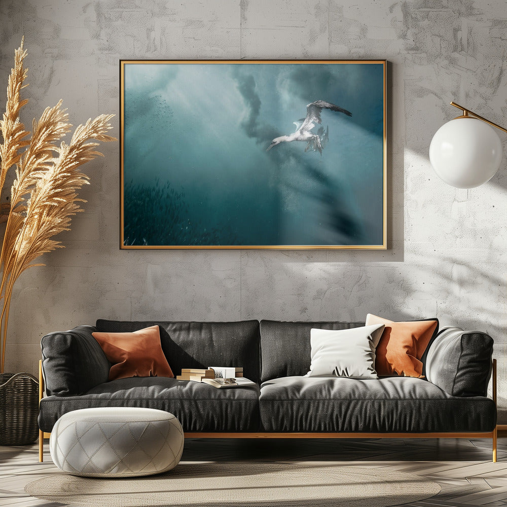 plunge diver | Canvas