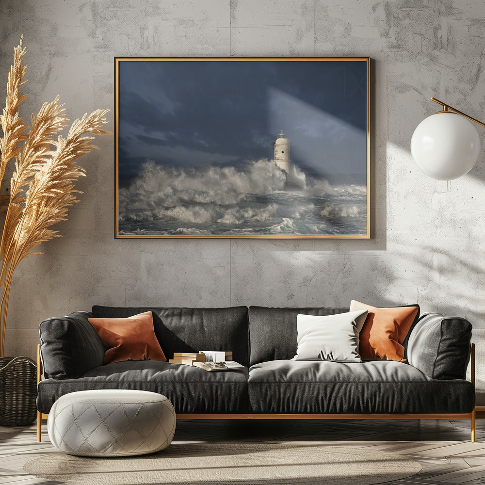 Faro di Mangiabarche(Calasetta-Sardegna) | Poster