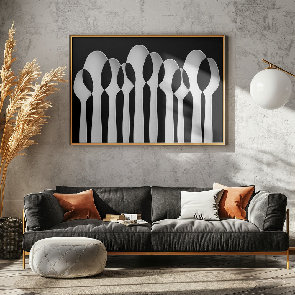 Spoons Abstract:  Forest | Canvas