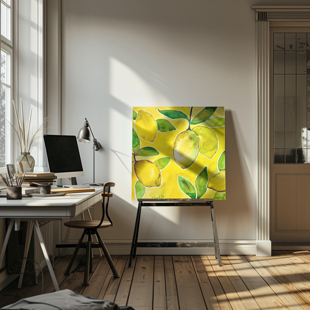 Yellow Lemons | Canvas
