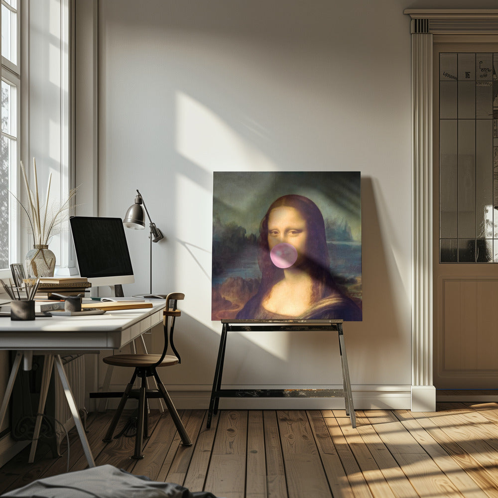 Mona Lisa Bubble Gum | Canvas