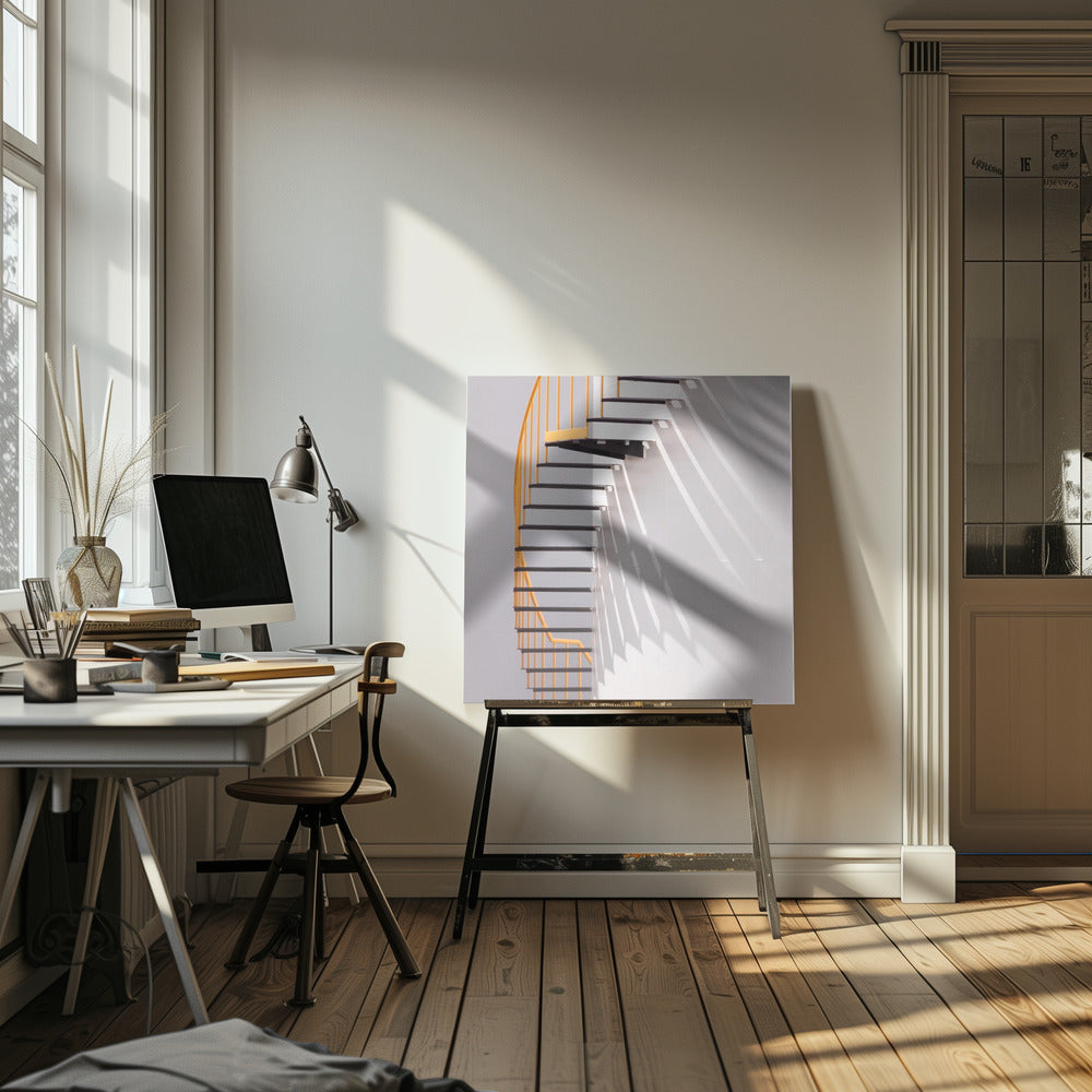 Yellow Staircase | Canvas