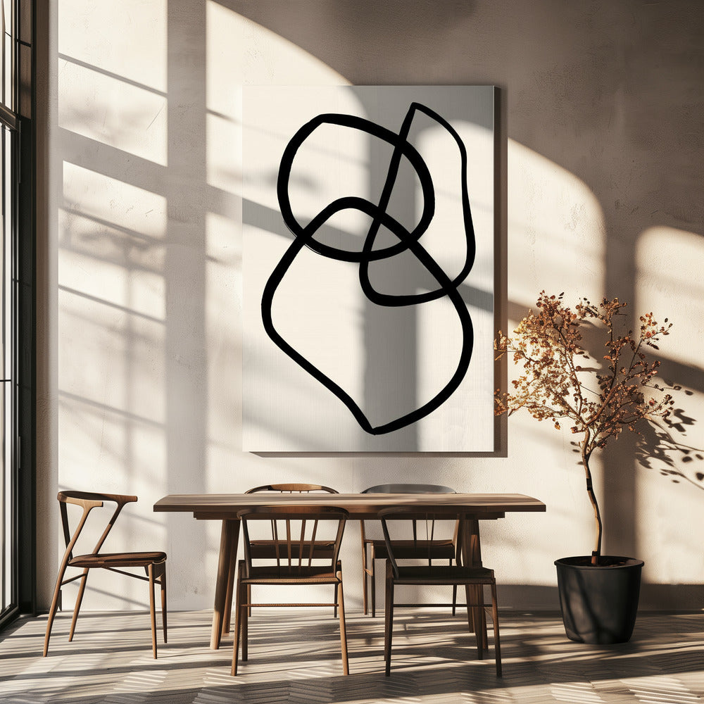 Black Lines 03 | Canvas