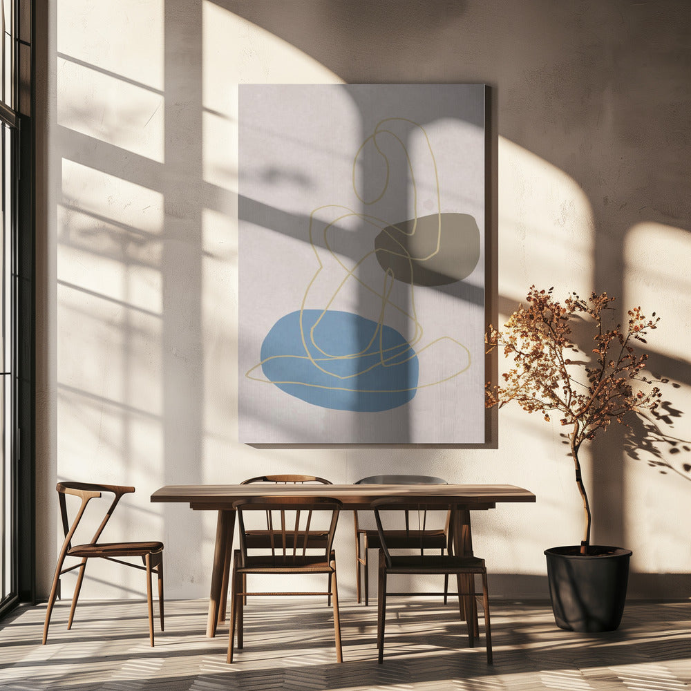 Golden Lines | Canvas