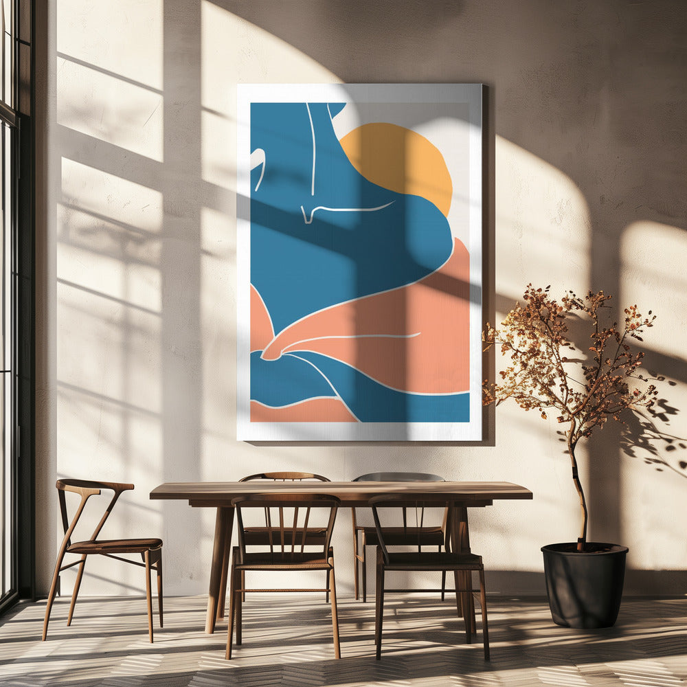 Blue Shoulder | Canvas