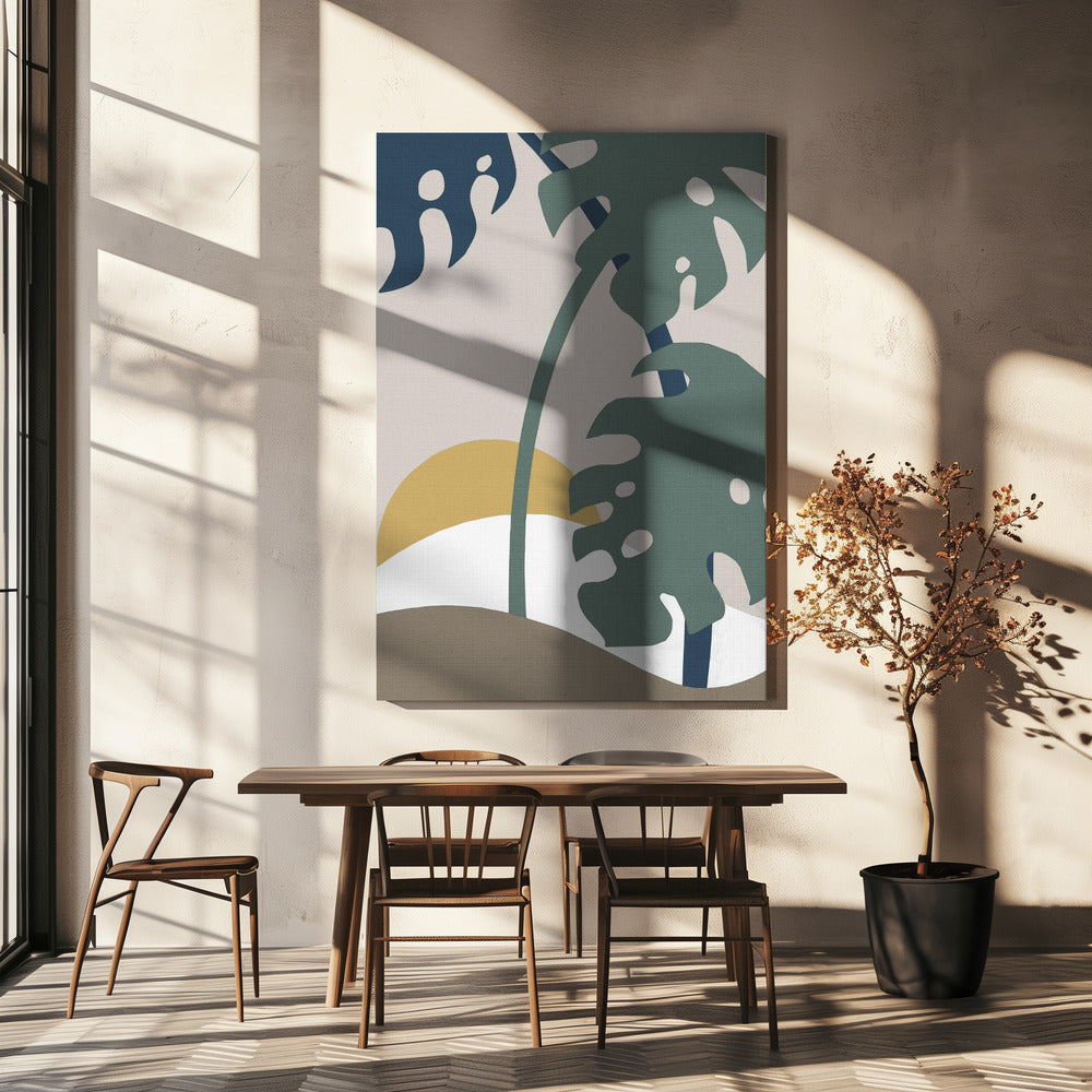 Monstera Cut Out 02 | Canvas