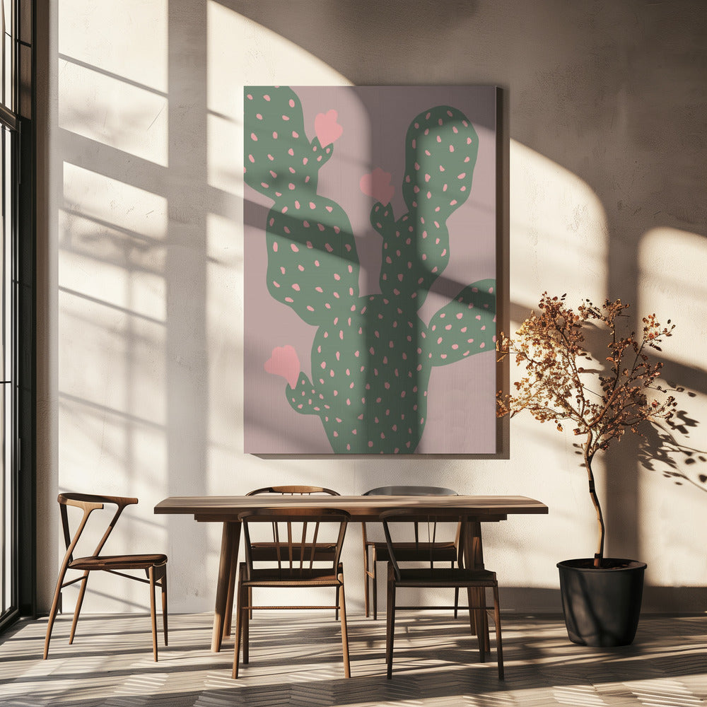 Green Cactus | Canvas