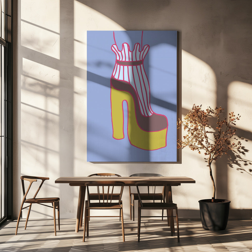 Yellow Heel 01 | Canvas