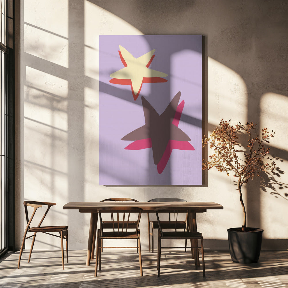 Lilac Star | Canvas