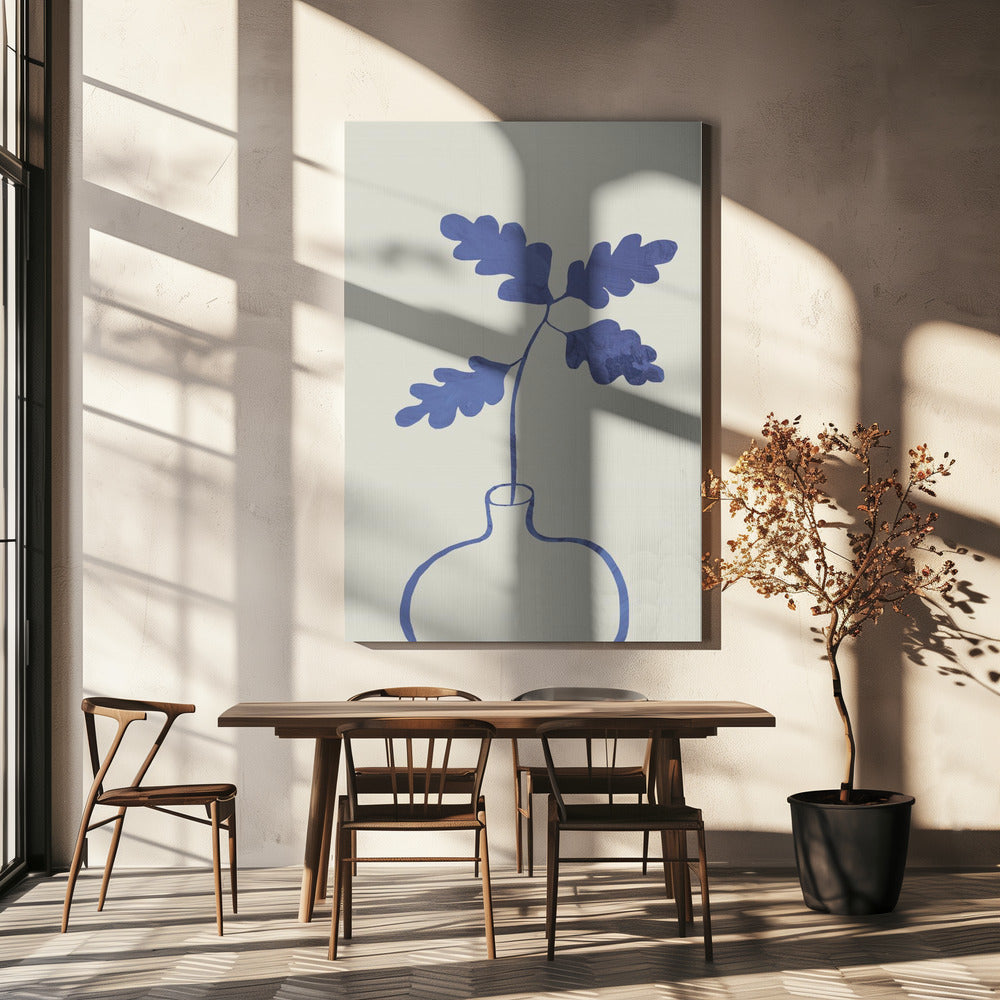Blue Oak Plant | Canvas