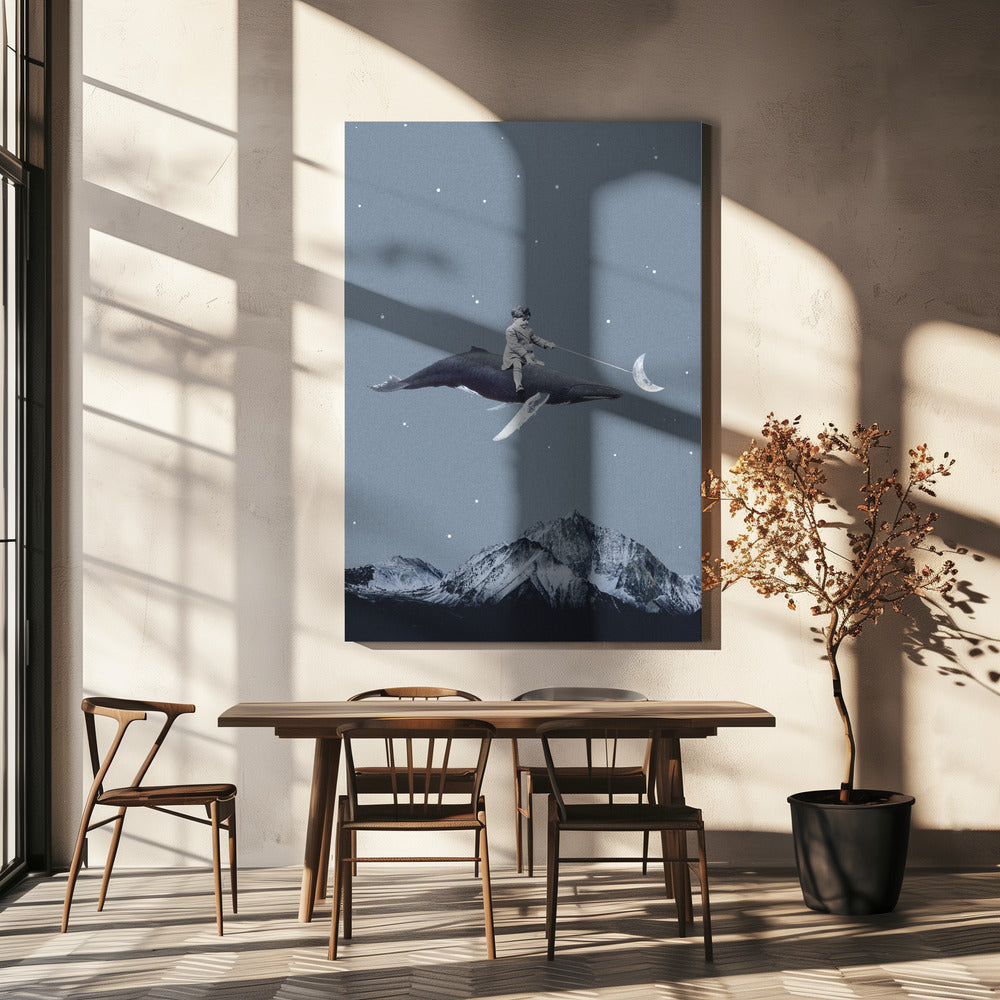 Aim for the moon | Canvas