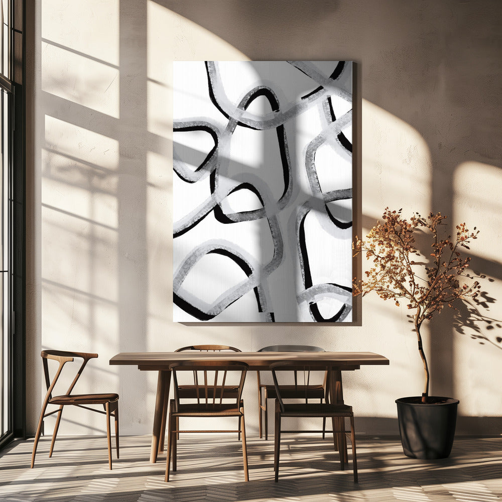 Chaotic Lines Dance | Canvas