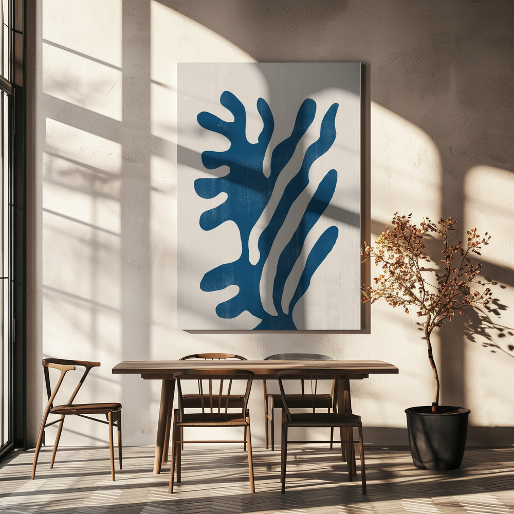 Blue Coral Dance | Canvas