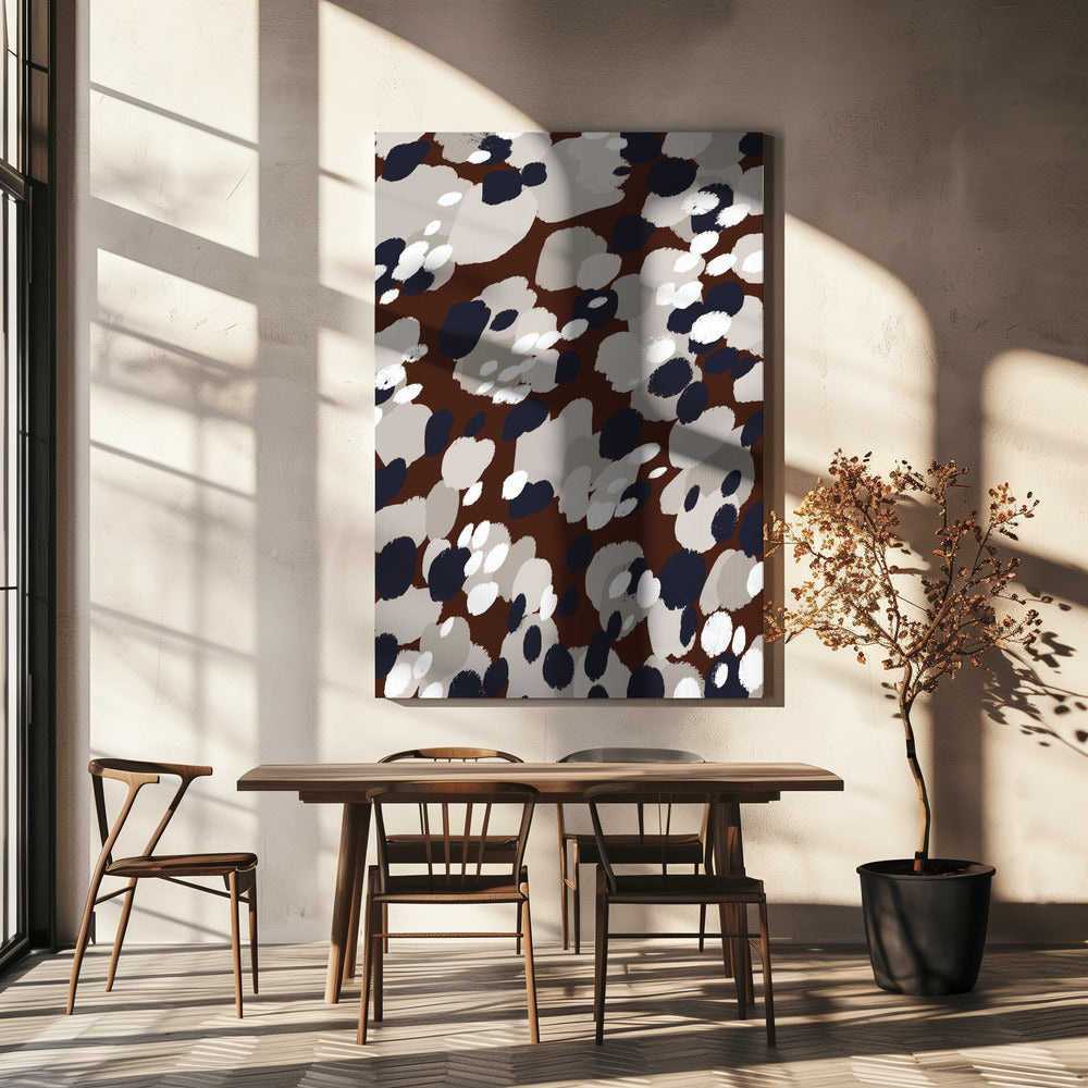 Abstract Dotscape | Canvas
