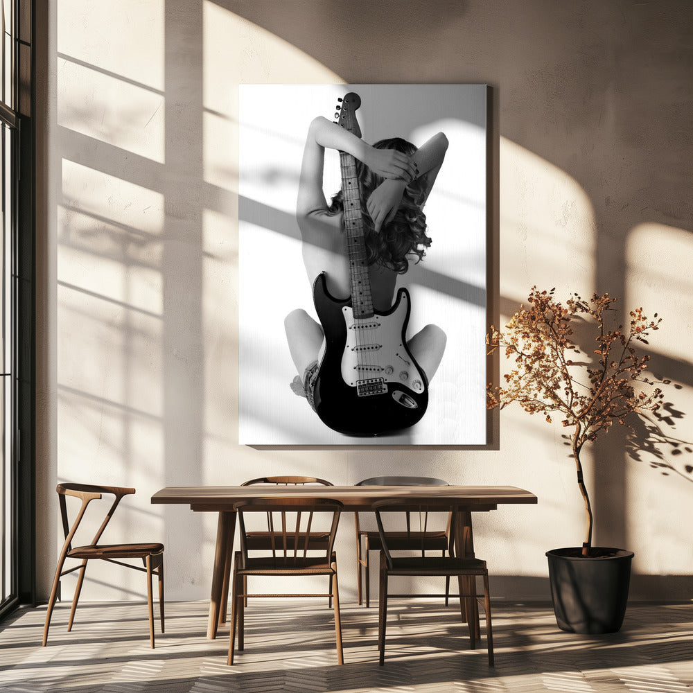 Lady And The Strat | Canvas
