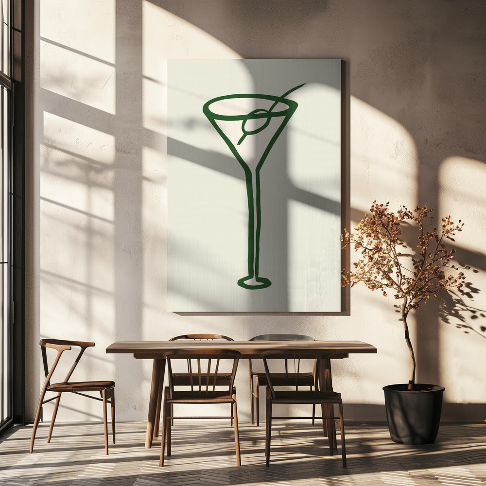 Cocktail Green | Canvas