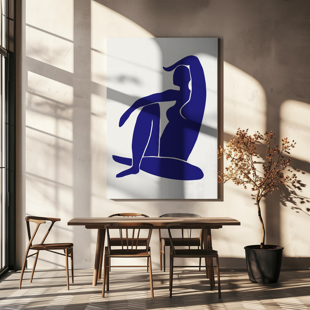 Figure Bleu | Canvas