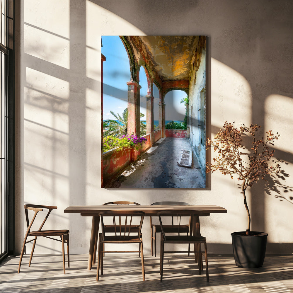 Tropical Balcony | Canvas