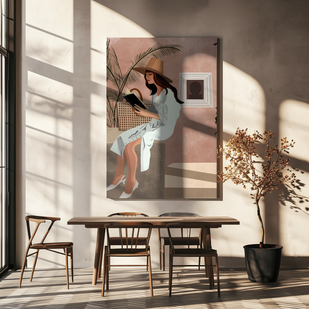 Peaceful Reading Nook | Canvas