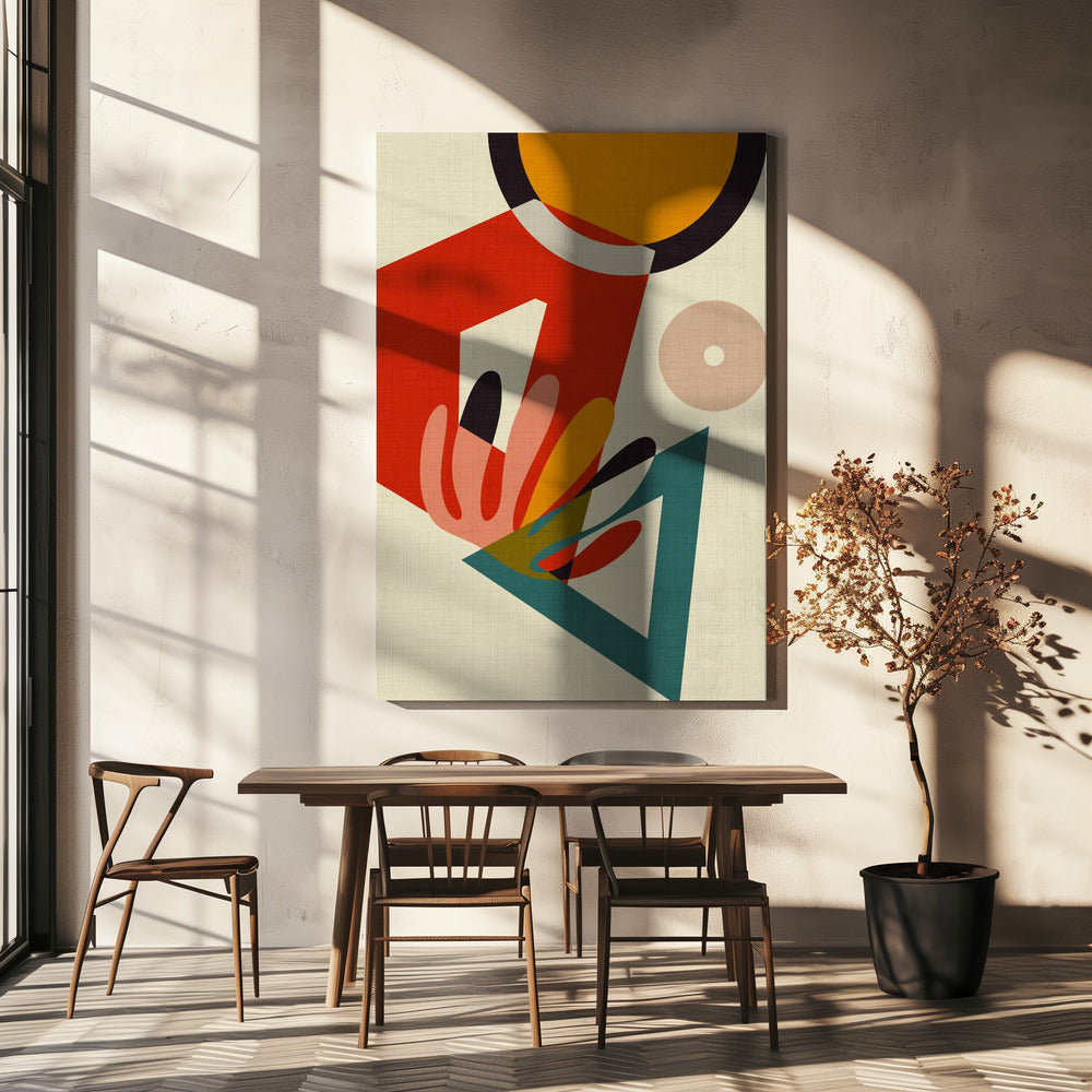 Mid Century Cirque 2 | Canvas